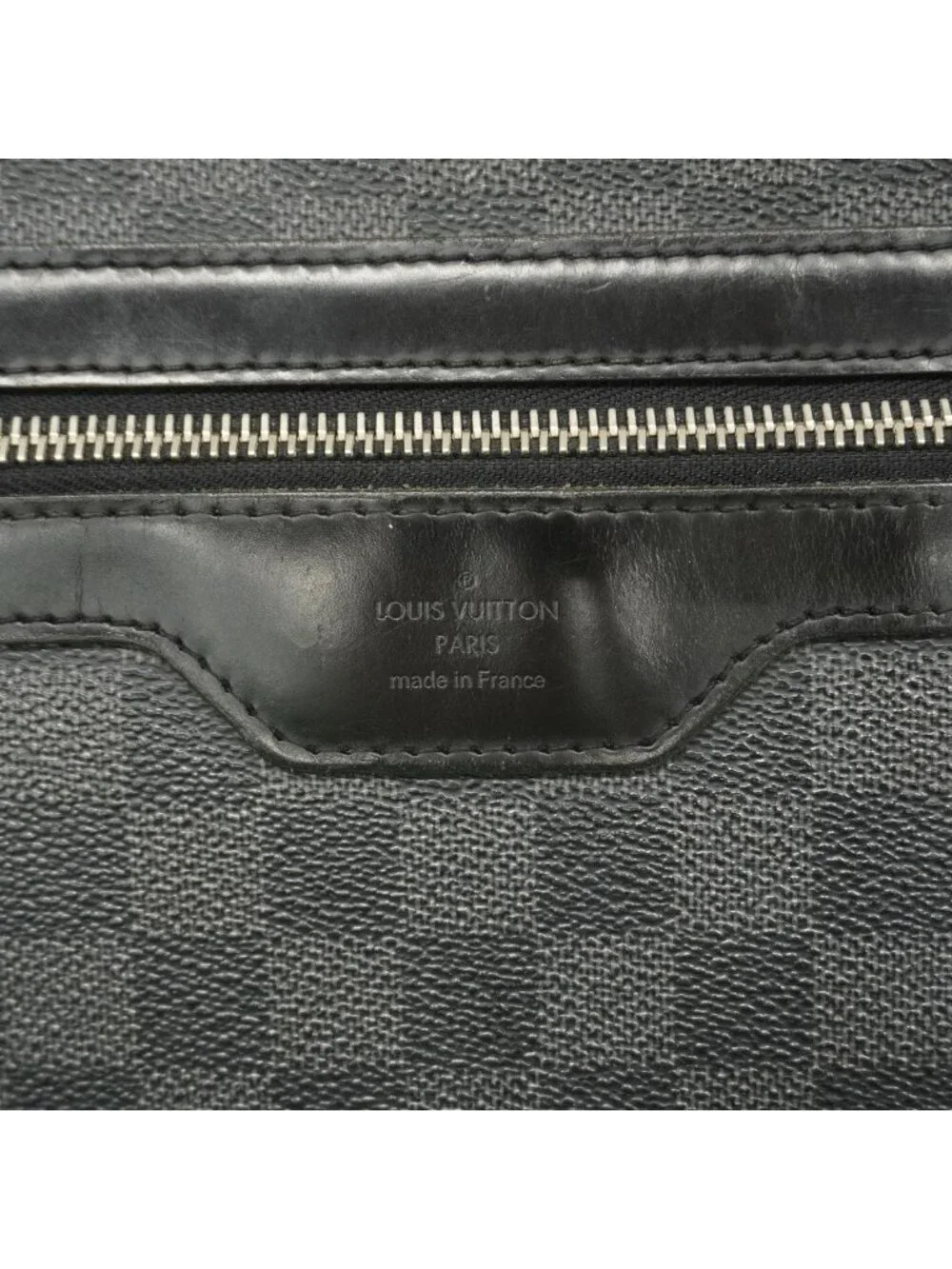 Louis Vuitton Shoulder Bag Damier Graphite Daniel MM Black Gray